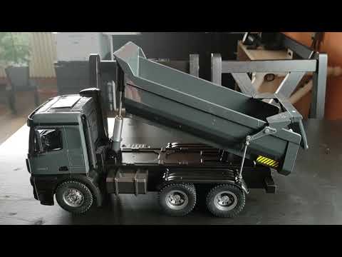 Mercedes Benz Arocs truck dumper 1:18 - METAL version