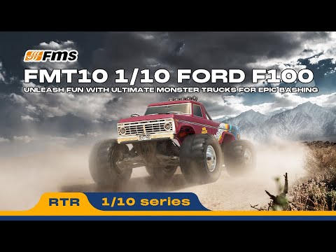 1/10 Ford F100 Monster truck RTR kit - High Roller