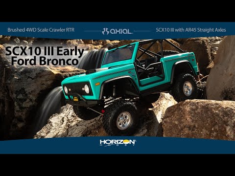 SCX10 III Early Ford Bronco 1/10th 4wd RTR (White)