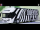 Juventus FC radiostyrd buss med många detaljer