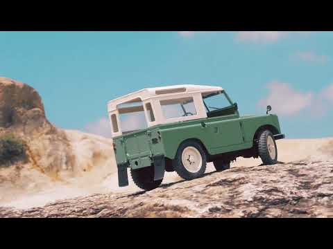 1/12 Land Rover Series II scaler RTR car kit - Blue