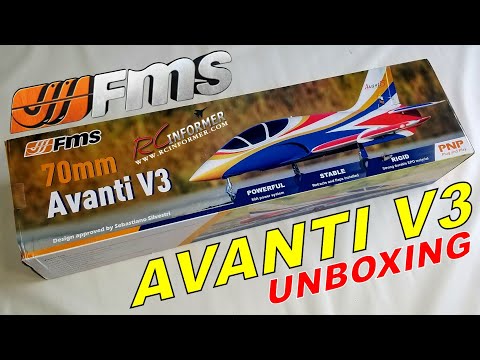 1/17 Jet 70mm EDF Avanti V3 PNP kit