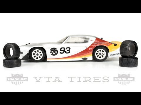 VTA Front Tire, 26mm, Mounted White Wheel