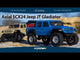 1/24 SCX24 Jeep JT Gladiator 4X4 RTR Brushed Rock Crawler (Battery & Charger Included), Beige