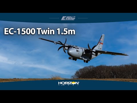 EC-1500 Twin 1.5m BNF-Basic w/AS3X and SAFE Select