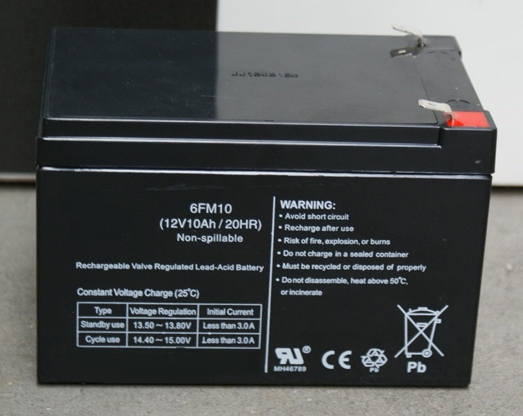 Batteri 12 volt, 10 Ah