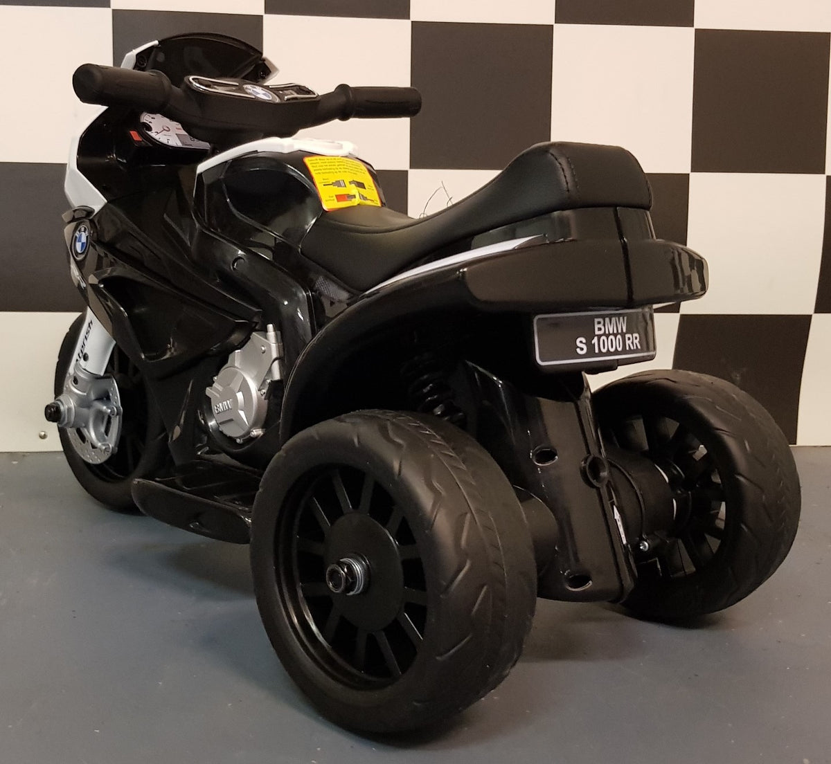 BMW S1000RR 6V barntrike – svart