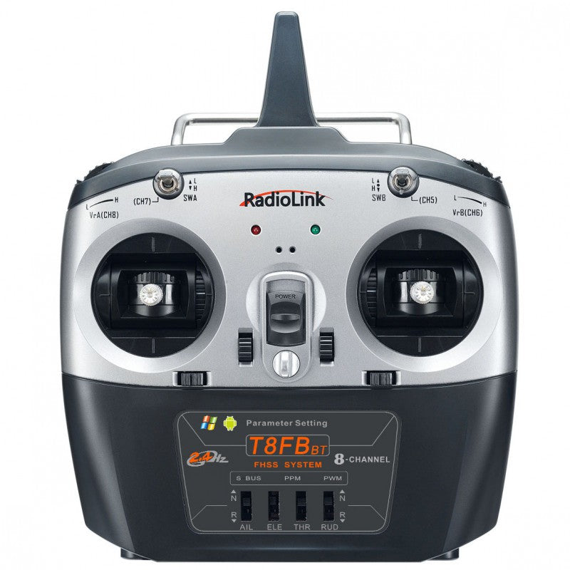T8FB 8-Channels radio with Bluetooth  (Mode 1) with R8EF Receiver