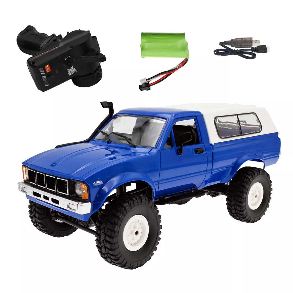 Radiostyrd racing Truck C24 1:16 – 4x4 Off-Road Crawler Pickup