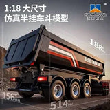 Huina 1509 1/18 RC Dumper Trailer – Fjernstyret Tiptrailer til Lastbil