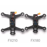DISC.. FX180 FPV carbon frame kit 180mm with Leds & power hub