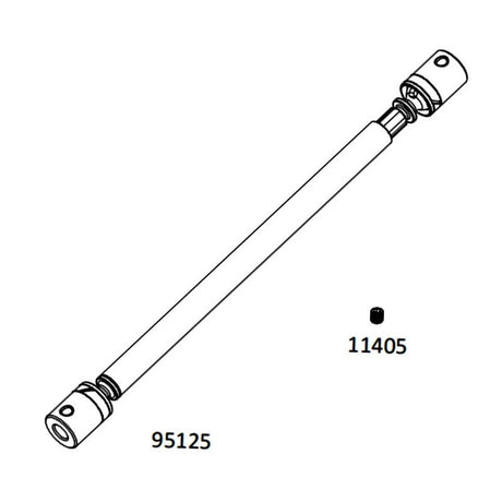 TL4 : front drive shaft