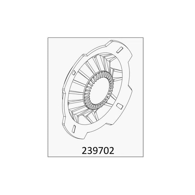 TL4 : rear wheel hub cover