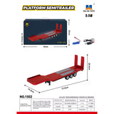 1:18 Fladvognstrailer – passer bl.a. til HUINA Scania 770S lastbil