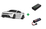 Kombopakke: Traxxas 105237-4 4-TEC Drift 2WD Mustang XL-5 TQi + USB-C lader og 2S batteri