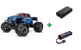 Traxxas 36254-8 Stampede 2WD RTR + USB-C nätadapter och kabel - Kombopaket