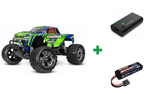 Traxxas 36254-8 Stampede 2WD RTR + USB-C nätadapter och kabel - Kombopaket