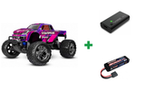 Traxxas 36254-8 Stampede 2WD RTR + USB-C nätadapter och kabel - Kombopaket