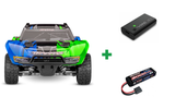 Kombopakke: Slash 4x4 1/10 HD VX3 BL 3S RTR + USB-C lader og 2S batteri