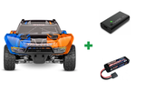 Kombopakke: Slash 4x4 1/10 HD VX3 BL 3S RTR + USB-C lader og 2S batteri