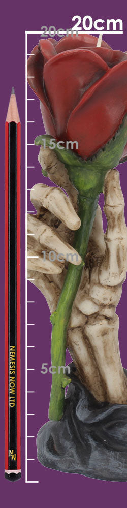 Eternal Flame Romantic Skeleton Hand Tealight Holder 20.5cm