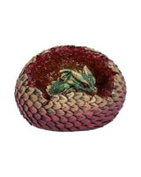 Purple Geode Home Glittering Hatchling and Egg Figurine