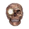 Bronze Scrapped Skull Steampunk Scrap Skeleton Figurine