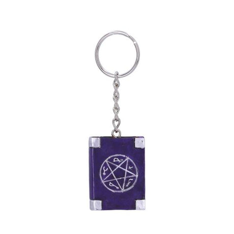 Pack of 12 Witches Grimoire Book of Spells Keyrings