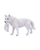 Winter Warmth Cuddling Wolf Puo Figurine