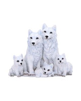 Sleepy Pups Wolf Cubs Figurine 14cm