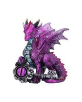 Keeper of the Key (Blue) – A Majestic Dragon Figurine