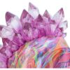 Psychedelic Crystal Skull with Light Up Mohawk