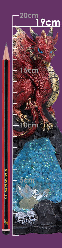 Crystal Cave Dweller Decorative Resin Dragon Figurine