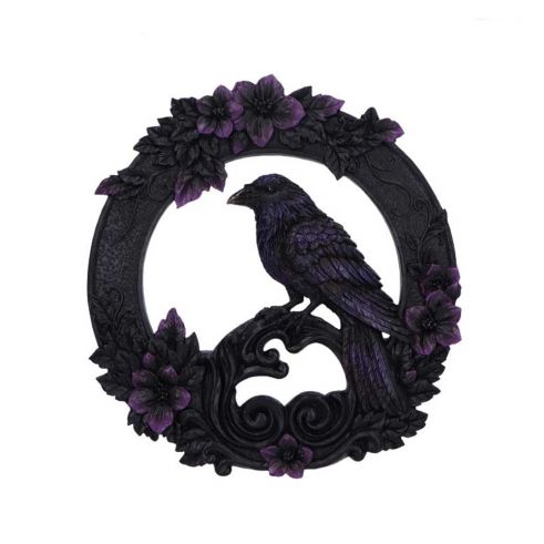 Watcher of the Veil Raven Wall Hanger