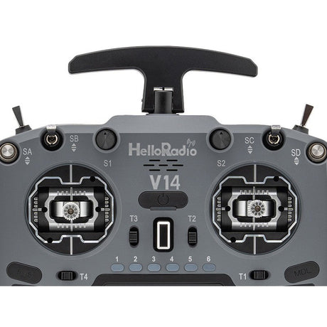 V14 MAX OLED 2,4GHz 4in1 LBT Radio (Multimode - M2) - Black/Grey