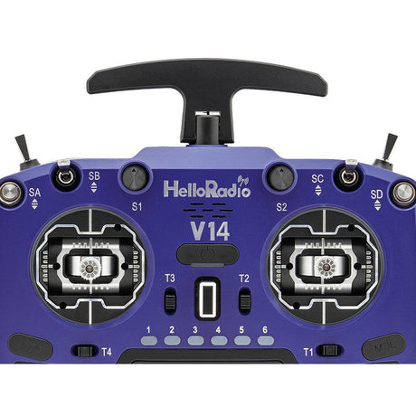 V14 MAX OLED 2,4GHz ELRS LBT Radio (Multimode - M2) - Black/Blue