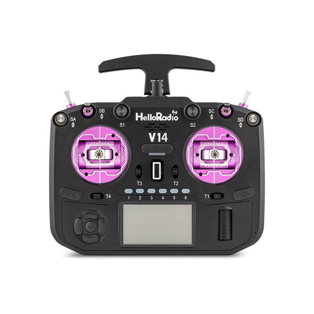 V14 MAX OLED 2,4GHz ELRS LBT Radio (Multimode - M2) - Black/Purple