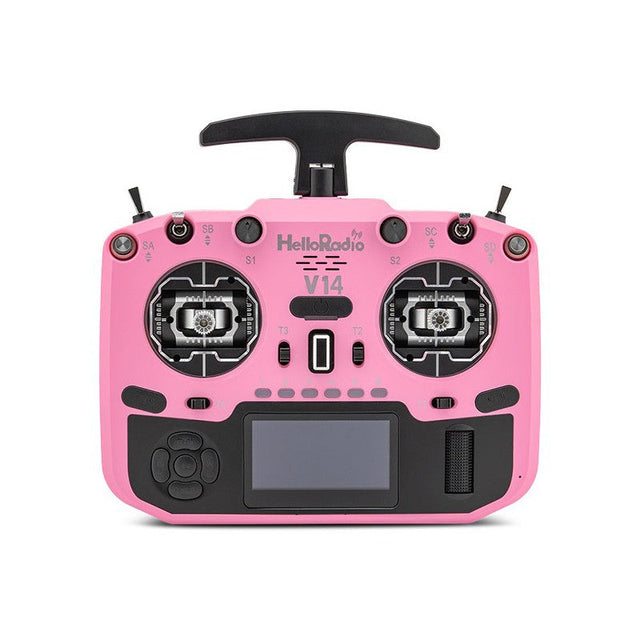 V14 MAX OLED 2,4GHz ELRS LBT Radio (Multimode - M2) - Black/Rose