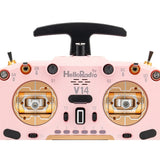 V14 MAX OLED 2,4GHz ELRS LBT Radio (Multimode - M2) - Gold/Pink