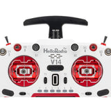 V14 MAX OLED 2,4GHz ELRS LBT Radio (Multimode - M2) - Red/White