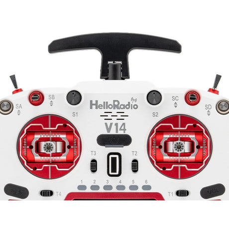 V14 MAX R9 OLED 2,4GHz 4in1 LBT Radio (Multimode - M2) - Red/White