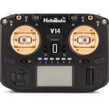 V14 MAX R9 OLED 2,4GHz ELRS LBT Radio (Multimode - M2) - Black/gold