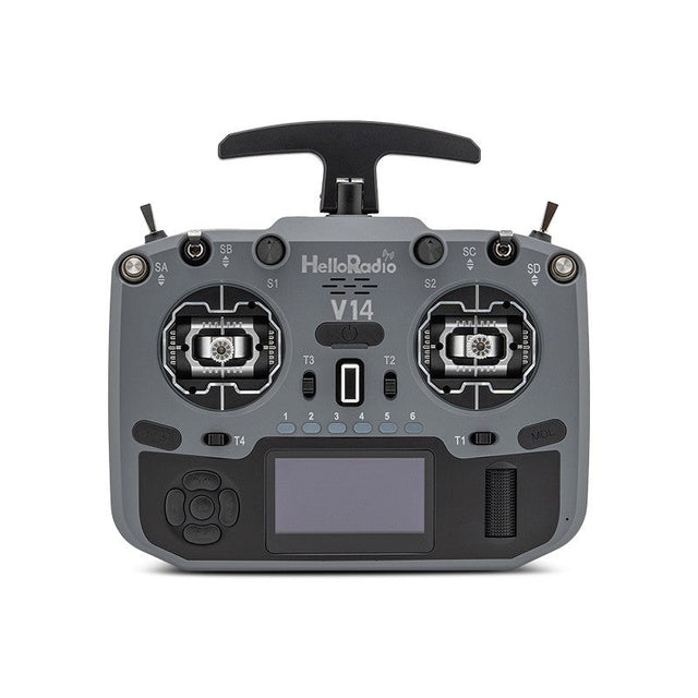 V14 MAX R9 OLED 2,4GHz ELRS LBT Radio (Multimode - M2) - Black/Grey