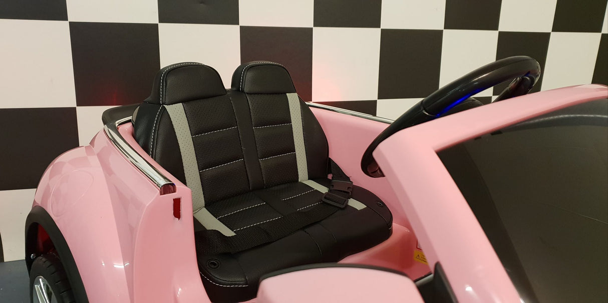 VW Beetle elektrisk børnebil 12 volt pink
