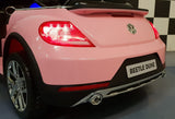 VW Beetle elektrisk børnebil 12 volt pink