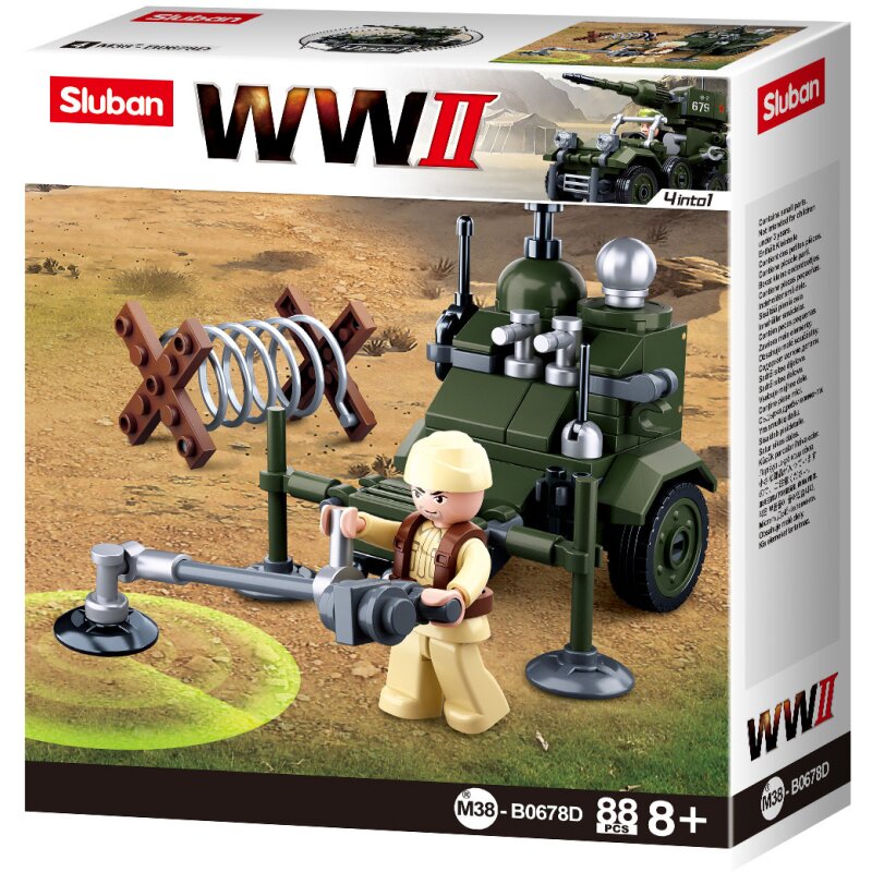 WWII - 4in1 ARMY Displaybox