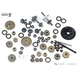 Crawling kit - EMOX5 1/8 ARTR kit  (metal red)