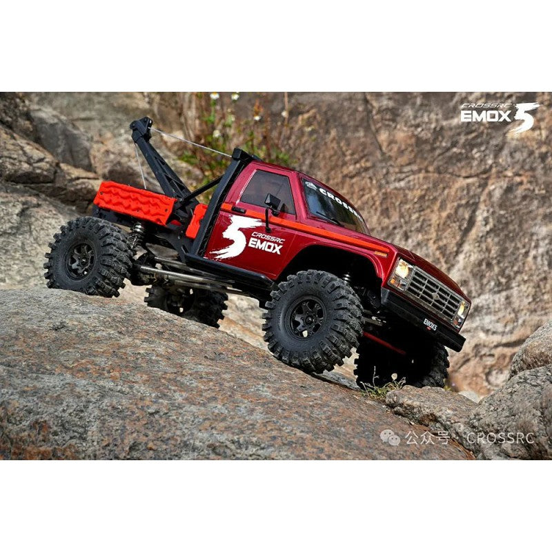 Crawling kit - EMOX5 1/8 ARTR kit  (metal red)