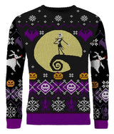 Nightmare Before Christmas Christmas Sweater 8-bit Size S