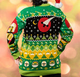 Star Wars Christmas Sweater Baby Yoda Size M